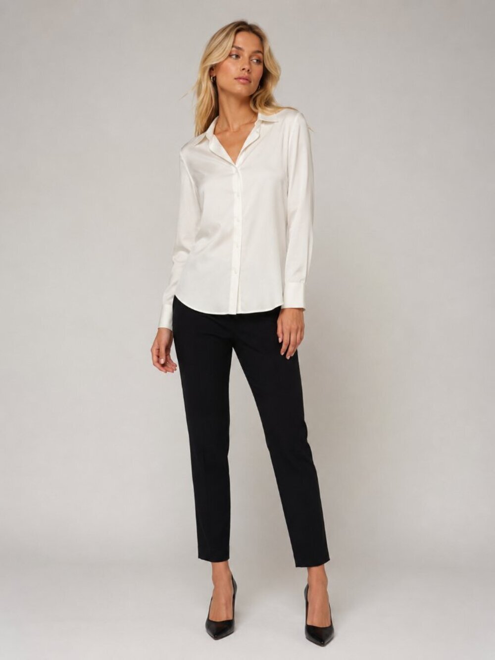 Banana Republic Sloan Fit Ankle Pant Mid Rise Black 2 #A2757